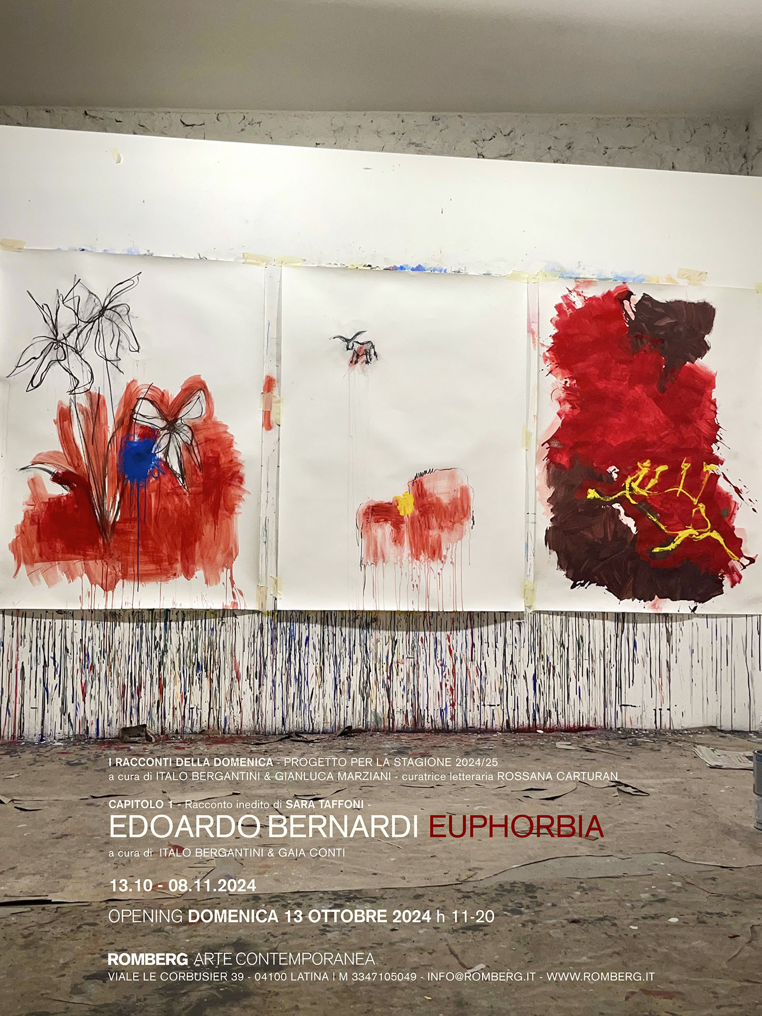 EDOARDO BERNARDI EUPHORBIA - 13.10/8.11.24 Romberg Arte Contemporanea
